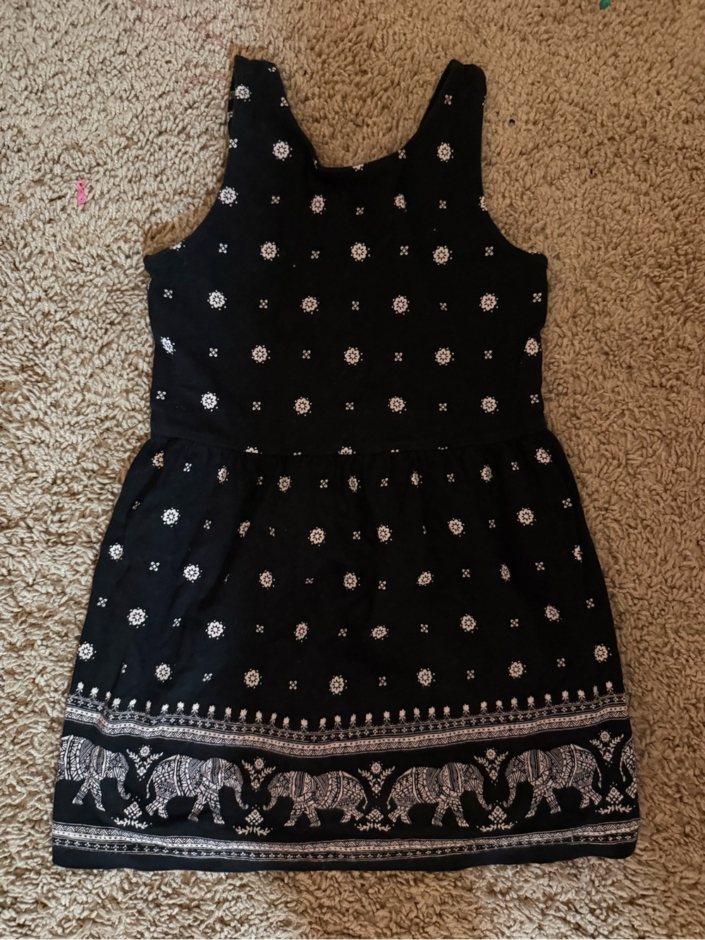 Old Navy Black Tank Top with White Trim